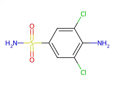 4-氨基-3,5-二氯苯磺酰胺 structure