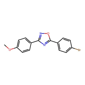 5-(4-Bromophenyl)-3-(4-methoxyphenyl)-1,2,4-oxadiazole structure
