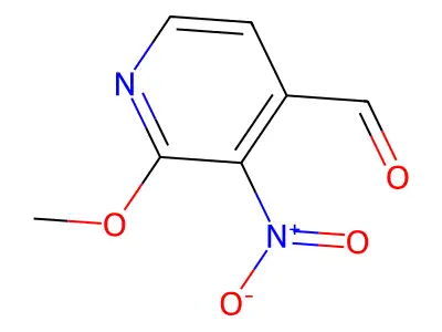2-Methoxy-3-nitropyridine-4-carbaldehyde structure