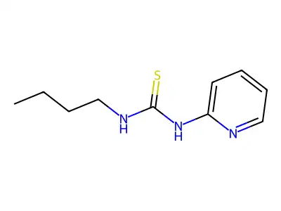 Thiourea, N-butyl-N'-2-pyridinyl- structure