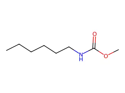 Methyl N-hexylcarbamate structure