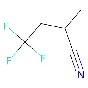 4,4,4-Trifluoro-2-methylbutanenitrile structure