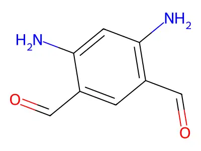 4,6-Diaminoisophthalaldehyde structure