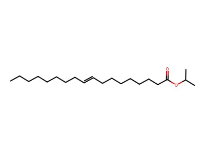 Elaidic acid, isopropyl ester structure