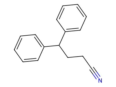 4,4-二苯基丁腈 structure