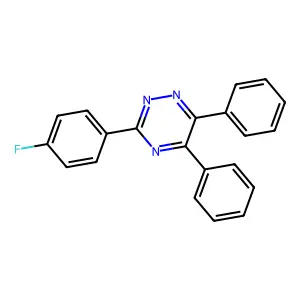 3-(4-Fluorophenyl)-5,6-diphenyl-1,2,4-triazine structure