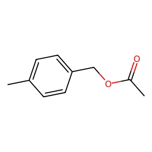 Benzenemethanol, 4-methyl-, 1-acetate structure