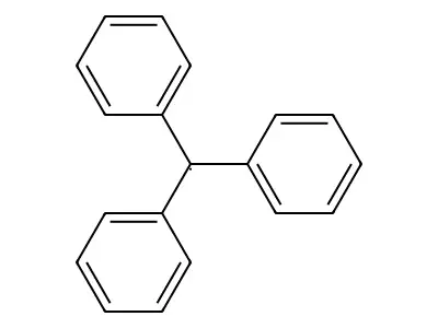 三苯甲基自由基 structure