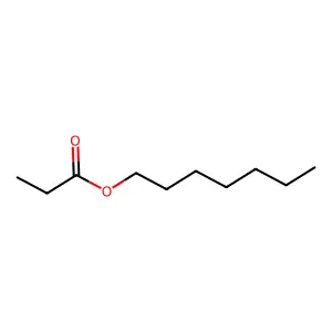 Heptyl propionate structure