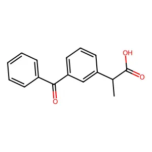 Ketoprofen, (R)- structure