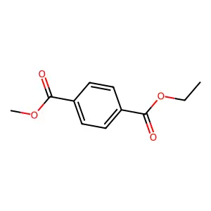 Ethyl methyl terephthalate structure