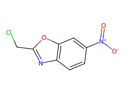 2-(Chloromethyl)-6-nitro-1,3-benzoxazole structure