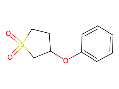 3-Phenoxytetrahydrothiophene 1,1-dioxide structure