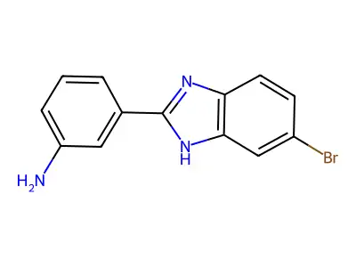 3-(5-Bromo-1H-benzoimidazol-2-yl)-phenylamine structure