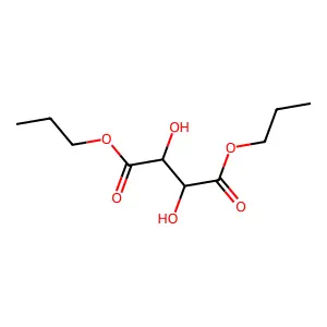 (r,r)-Dipropyl tartrate structure