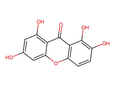 1,2,6,8-Tetrahydroxyxanthone structure