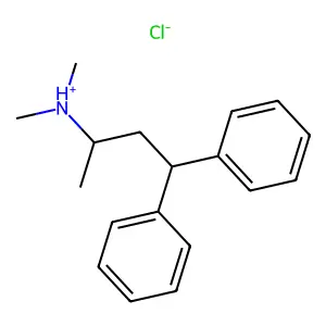 Benzenepropanamine, N,N,alpha-trimethyl-gamma-phenyl-, hydrochloride (1:1) structure