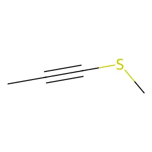 1-(Methylsulfanyl)prop-1-yne structure