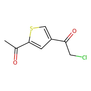1-(5-Acetyl-3-thienyl)-2-chloro-ethanone structure