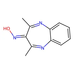 2,4-dimethyl-3-nitroso-1H-1,5-benzodiazepine structure