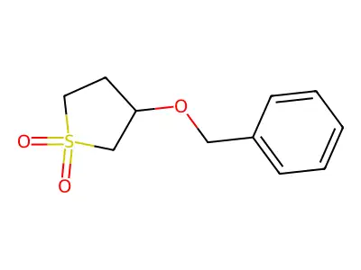 3-(Benzyloxy)tetrahydrothiophene 1,1-dioxide structure
