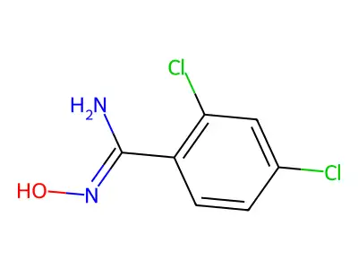 2,4-Dichloro-N-hydroxybenzimidamide structure