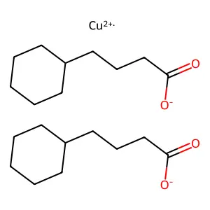 环己烷丁酸铜(2+)盐 structure