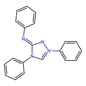 3,5,6-Triphenyl-2,3,5,6-tetraazabicyclo[2.1.1]hex-1-ene structure