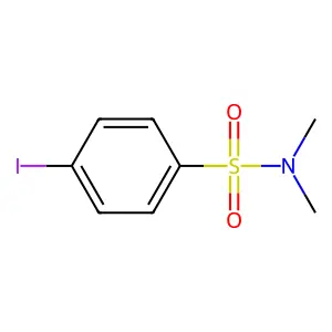 4-iodo-N,N-dimethylbenzenesulfonamide structure