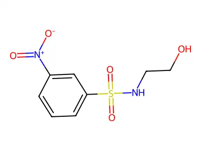 N-(2-羟乙基)-3-硝基苯磺酰胺 structure