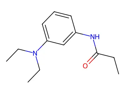 Propanamide, N-(3-(diethylamino)phenyl)- structure