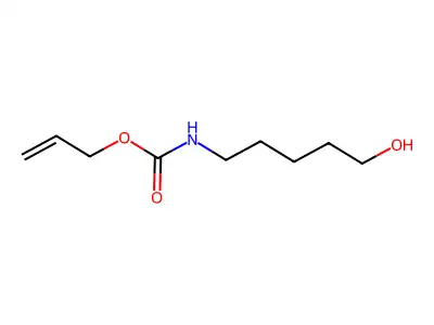 5-(Allyloxycarbonylamino)-1-pentanol structure