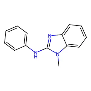 1-Methyl-N-phenyl-1H-benzimidazol-2-amine structure