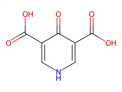 4-Hydroxypyridine-3,5-dicarboxylic acid structure