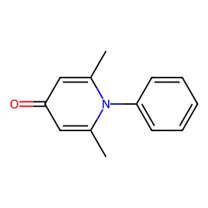 2,6-dimethyl-1-phenylpyridin-4-one structure