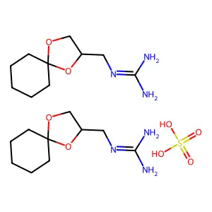 硫酸胍那决尔 structure