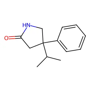 4-Phenyl-4-isopropyl-2-pyrrolidone structure
