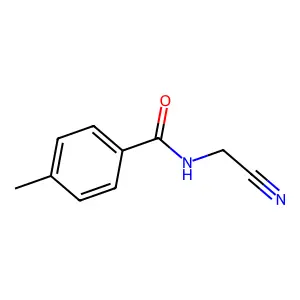 N-(cyanomethyl)-4-methylbenzamide structure
