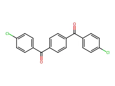 1,1'-(1,4-Phenylene)bis(1-(4-chlorophenyl)methanone) structure