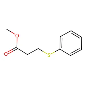 Methyl 3-(phenylthio)propionate structure