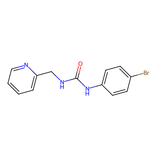 1-(4-Bromophenyl)-3-(pyridin-2-ylmethyl)urea structure