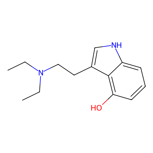 4-羟二乙基色胺 structure