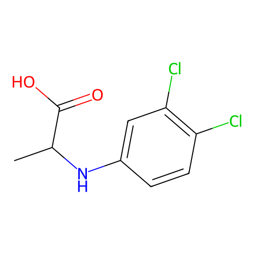 2-(3,4-Dichloro-phenylamino)-propionic Acid structure