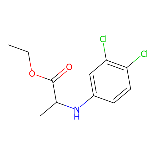 2-(3,4-Dichloro-phenylamino)-propionic Acid ethyl ester structure
