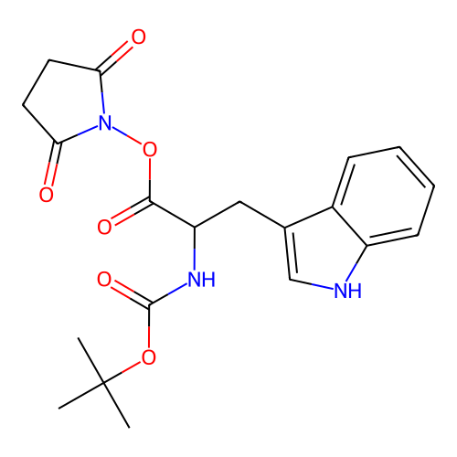 Boc-Trp-OSu structure