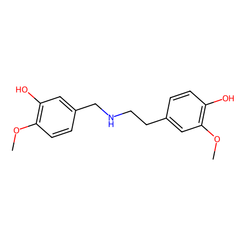 4-[2-[(3-Hydroxy-4-methoxyphenyl)methylamino]ethyl]-2-methoxyphenol structure