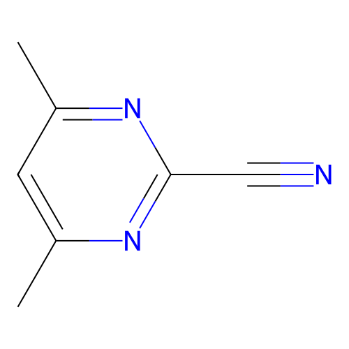 4,6-Dimethylpyrimidine-2-carbonitrile structure