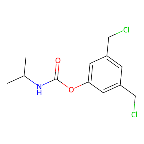 3,5-Bis(chloromethyl)phenyl propan-2-ylcarbamate structure