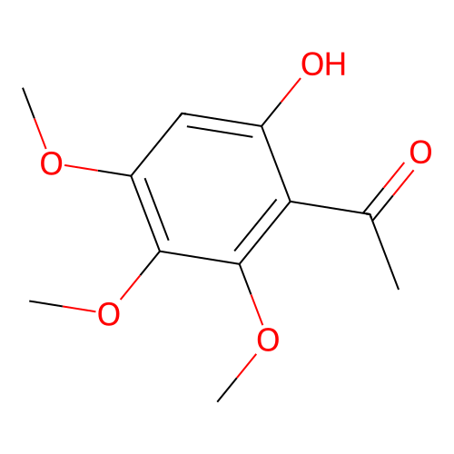 1-(6-Hydroxy-2,3,4-trimethoxyphenyl)ethan-1-one structure