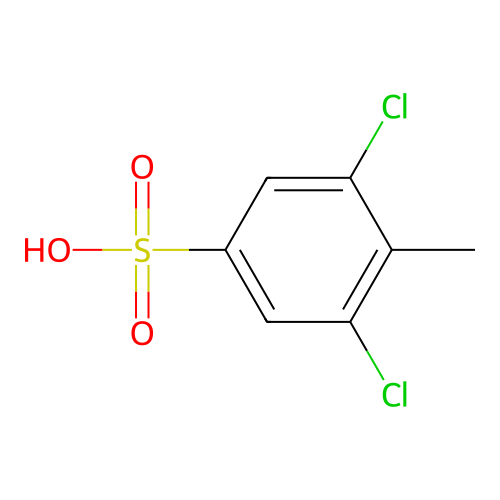 3,5-Dichloro-4-methylbenzenesulfonic acid structure